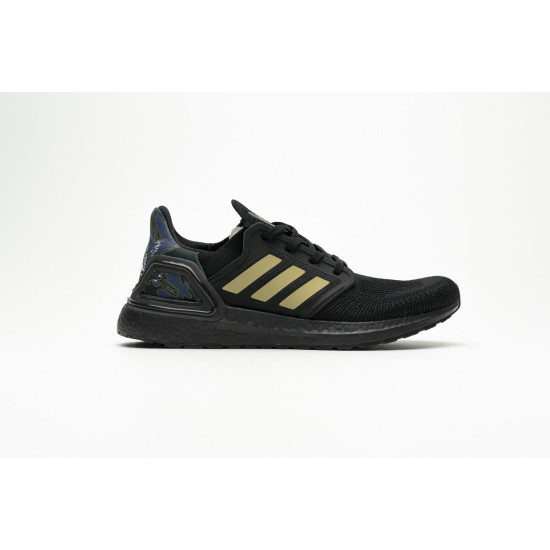 PK God  adidas Ultra BOOST 20 CONSORTIUM Black Metallic Gold Real Boost