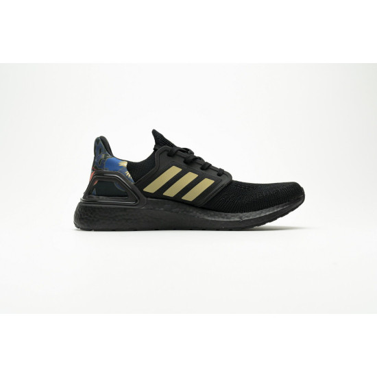 PK God  adidas Ultra BOOST 20 CONSORTIUM Black Metallic Gold Real Boost