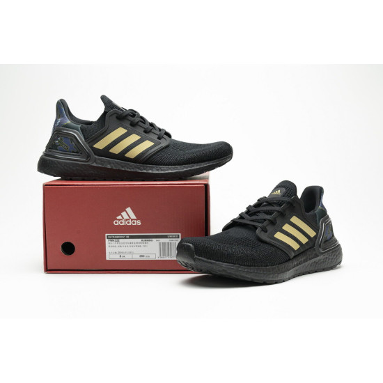 PK God  adidas Ultra BOOST 20 CONSORTIUM Black Metallic Gold Real Boost