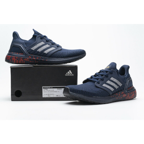 PK God adidas Ultra BOOST 20 CONSORTIUM Dark Blue Red Real Boost