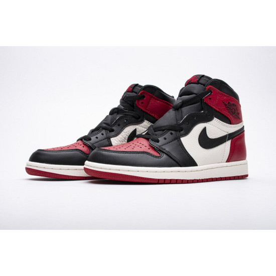 PK God  Air Jordan 1 High  Bred Toe