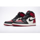 PK God  Air Jordan 1 High  Bred Toe