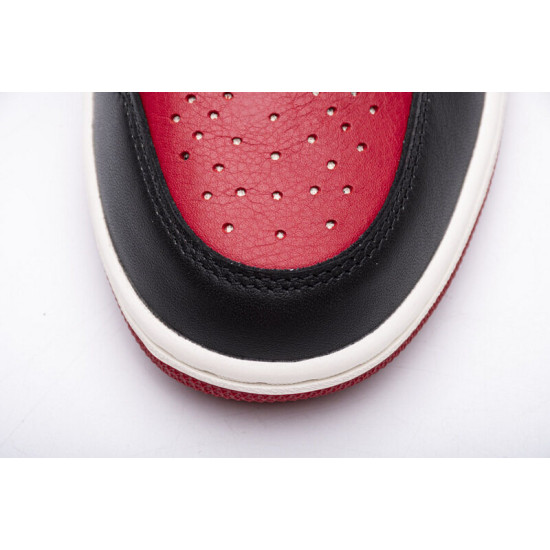 PK God  Air Jordan 1 High  Bred Toe