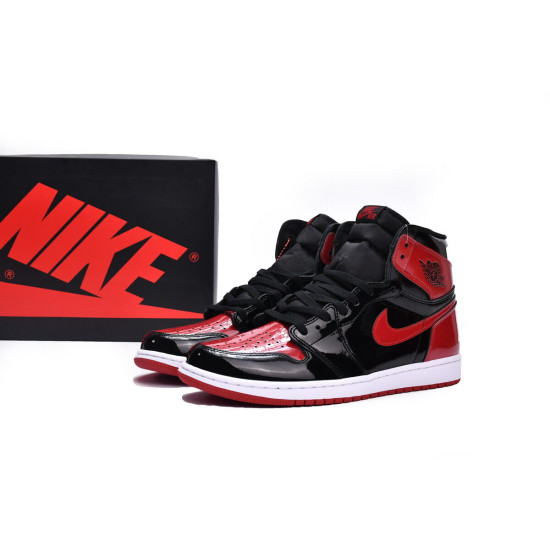 PK God Air Jordan 1 High OG Bred Patent