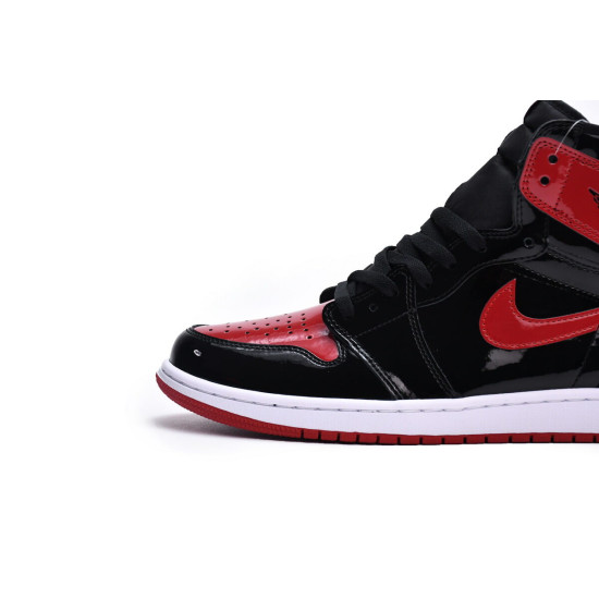 PK God Air Jordan 1 High OG Bred Patent