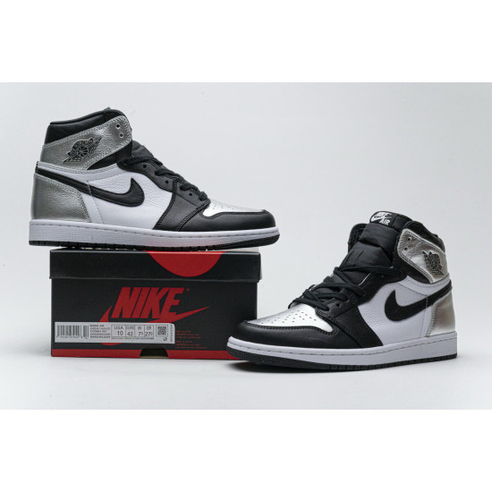 PK God Air Jordan 1 High OG Metallic Silver