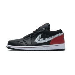 Yeezysale Air Jordan 1 Low Brushstroke Swoosh