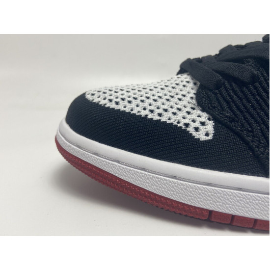 PK God Air Jordan 1 Low Flyknit Black Toe