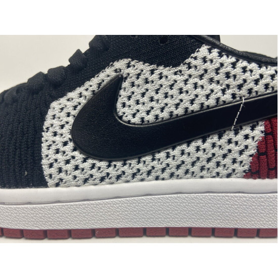 PK God Air Jordan 1 Low Flyknit Black Toe