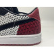 PK God Air Jordan 1 Low Flyknit Black Toe