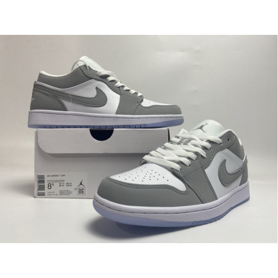 PK God Air Jordan 1 Low Wolf Grey