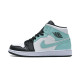 PK God  Air Jordan 1 Mid Island Green