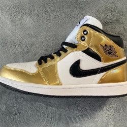 Yeezysale  Air Jordan 1 Mid SE Metallic Gold