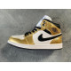 PK God  Air Jordan 1 Mid SE Metallic Gold