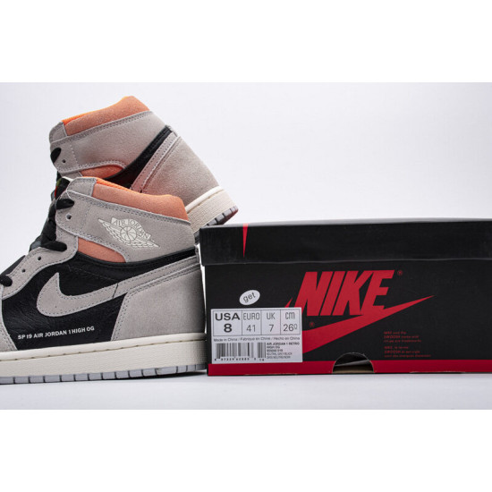 PK God Air Jordan 1 OG Hi Retro Neutral Grey