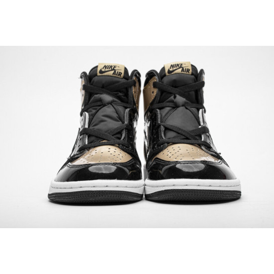 PK God  Air Jordan 1 Retro High NRG Patent Gold Toe