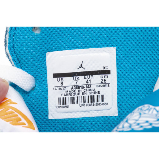 PK God  Air Jordan 1 Retro High Off-White University Blue