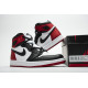 PK God  Air Jordan 1 Retro High OG Satin Black Toe