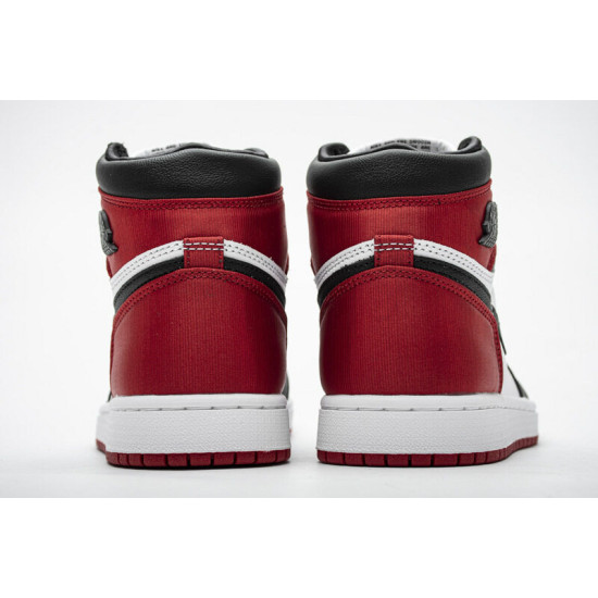 PK God  Air Jordan 1 Retro High OG Satin Black Toe