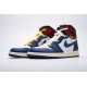 PK God  Air Jordan 1 Retro High Union Los Angeles Blue Toe