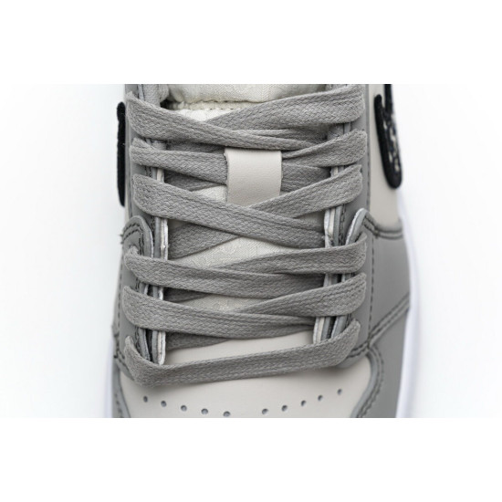 PK God Air Jordan 1 Retro Low Dr Wolf Grey