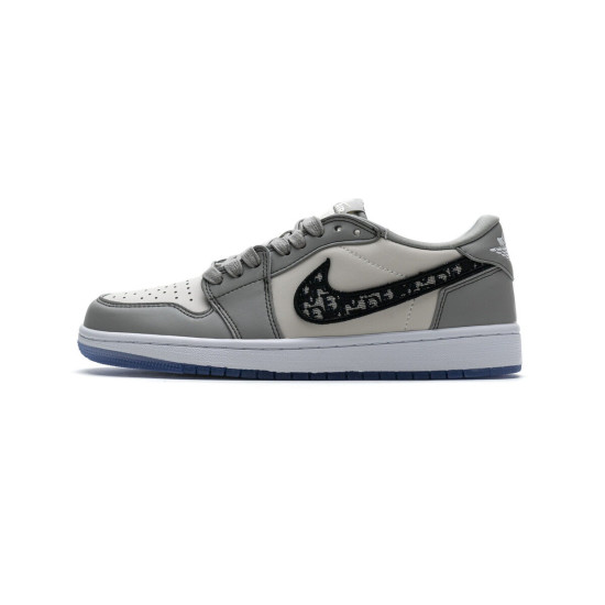 PK God Air Jordan 1 Retro Low Dr Wolf Grey