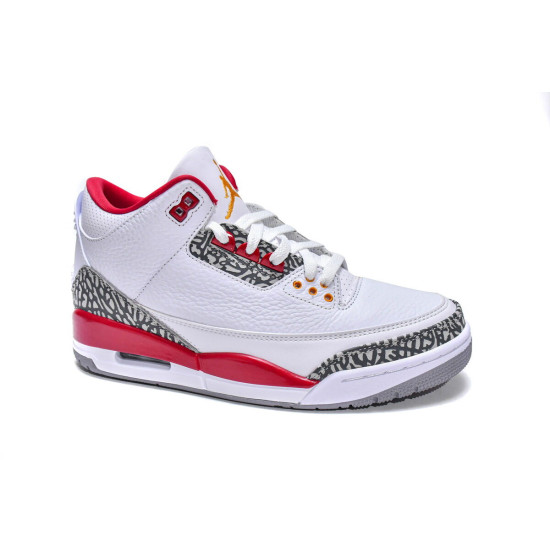 PK God Air Jordan 3 Retro Cardinal Red