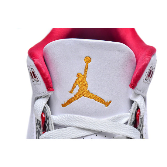 PK God Air Jordan 3 Retro Cardinal Red