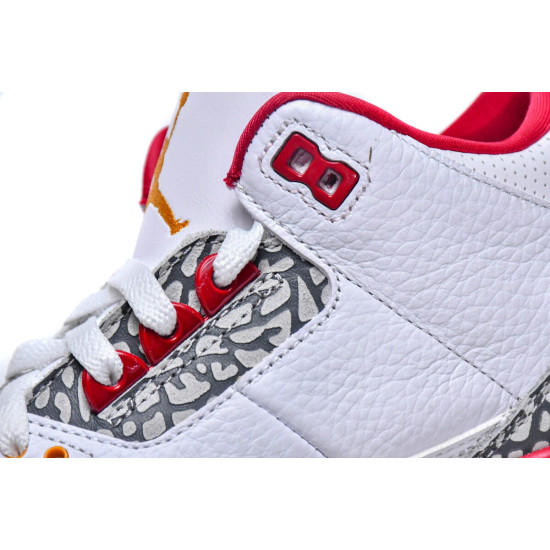 PK God Air Jordan 3 Retro Cardinal Red