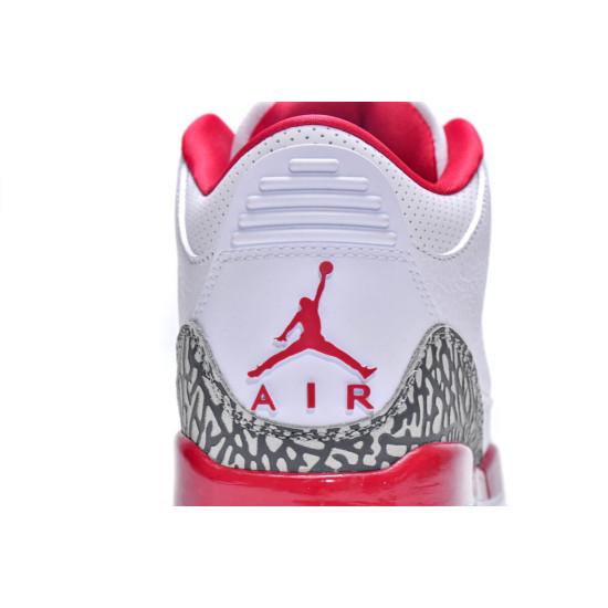 PK God Air Jordan 3 Retro Cardinal Red