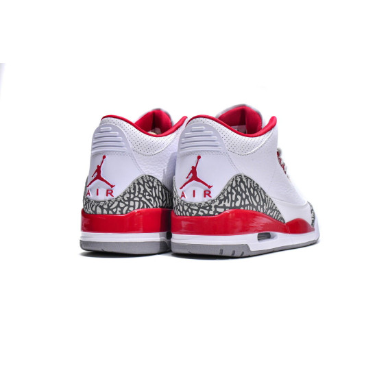 PK God Air Jordan 3 Retro Cardinal Red