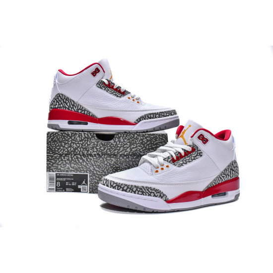 PK God Air Jordan 3 Retro Cardinal Red