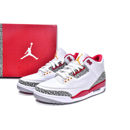 PK God Air Jordan 3 Retro Cardinal Red