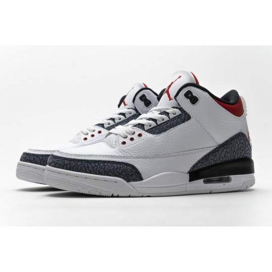 PK God Air Jordan 3 Retro SE Fire Red Denim