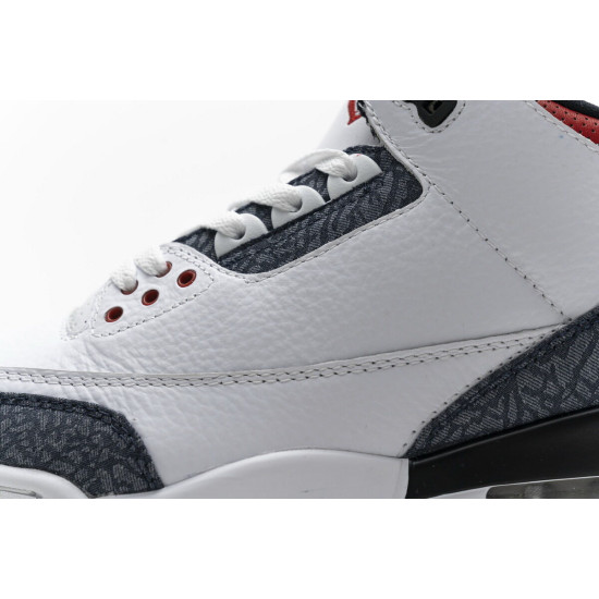 PK God Air Jordan 3 Retro SE Fire Red Denim