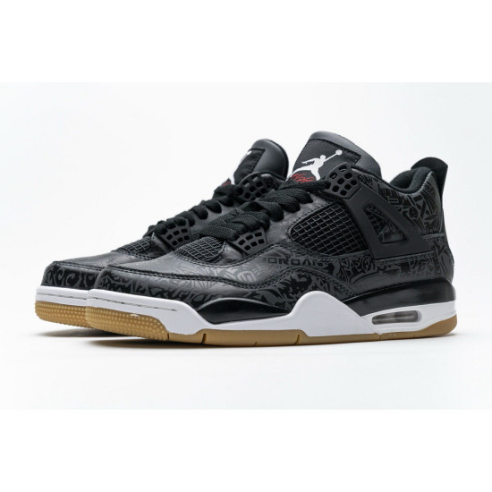 PK God  Air Jordan 4 Retro Black Laser