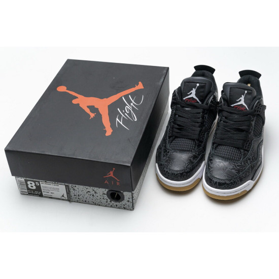 PK God  Air Jordan 4 Retro Black Laser