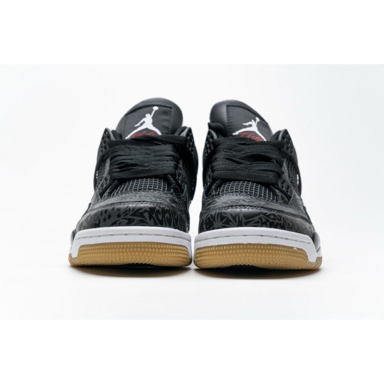 PK God  Air Jordan 4 Retro Black Laser