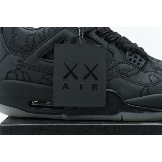 PK God Air Jordan 4 Retro Kaws Black