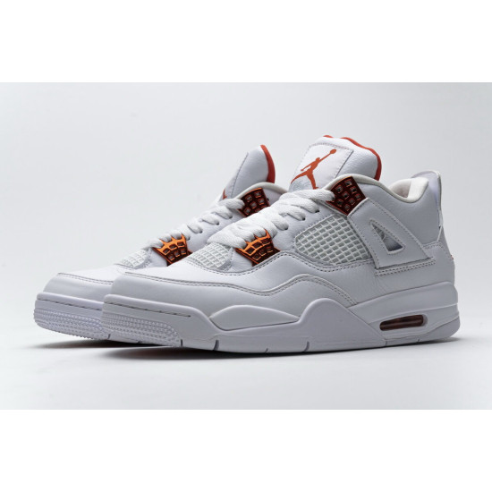 PK God  Air Jordan 4 Retro Metallic Orange