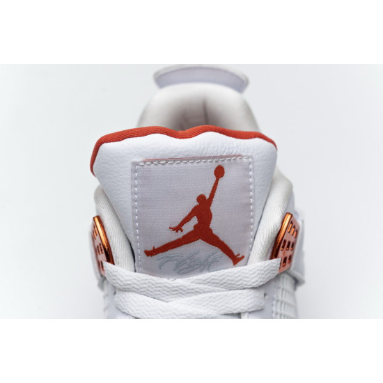 PK God  Air Jordan 4 Retro Metallic Orange