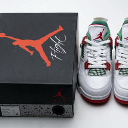 Yeezysale  Air Jordan 4 Retro White Green Red