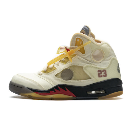 PK God Air Jordan 5 Retro OFF-White Sail