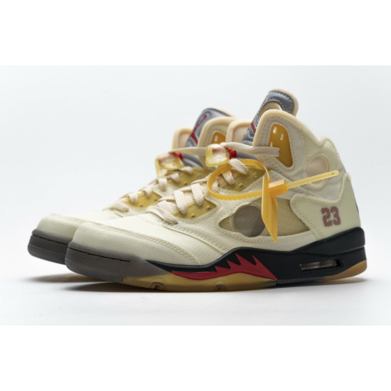 PK God Air Jordan 5 Retro OFF-White Sail