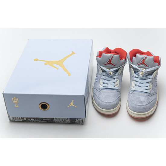 PK God Air Jordan 5 Retro Trophy Room Ice Blue