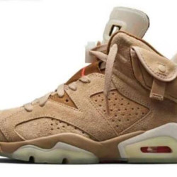 Yeezysale Air Jordan 6 Retro Travis Scott British Khaki