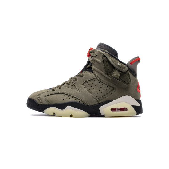 PK God Air Jordan 6 Retro Travis Scott Medium Olive