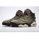 PK God Air Jordan 6 Retro Travis Scott Medium Olive