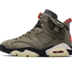 Yeezysale Air Jordan 6 Retro Travis Scott Medium Olive