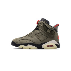 Yeezysale Air Jordan 6 Retro Travis Scott Medium Olive
